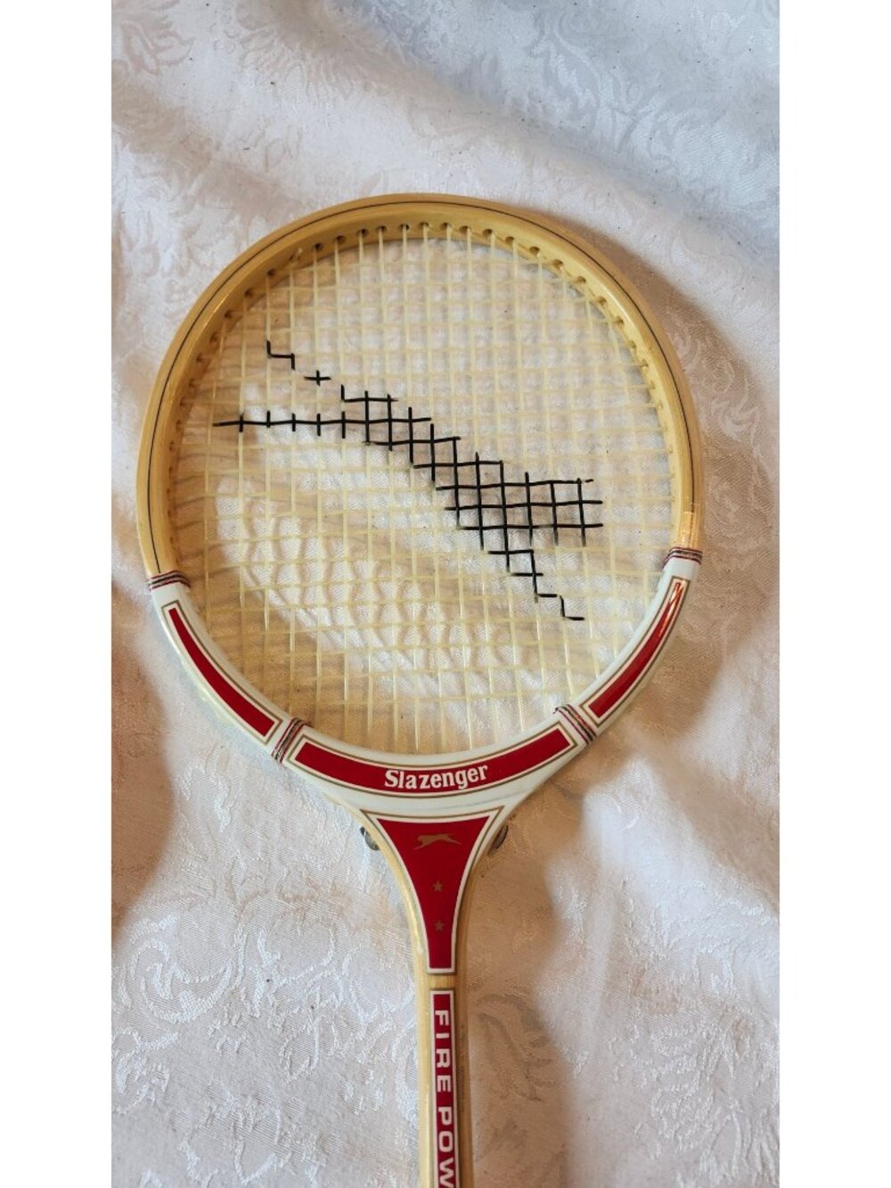 Slazenger Fire Power Laminated Bamboo Squash Racquet With Red Cover - Picture 5 of 8